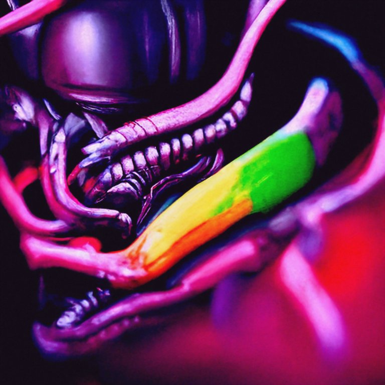 GabeSventek's tweet photo. Candy Xenomorph FTW!

#generative #generativeart #generativegraphics #abstract #artificialintelligenceai #pythoncode #emergingtech #ai #art #artoftheday #digitalart #artaddicted #art_markers https://t.co/65YtjDLs9q