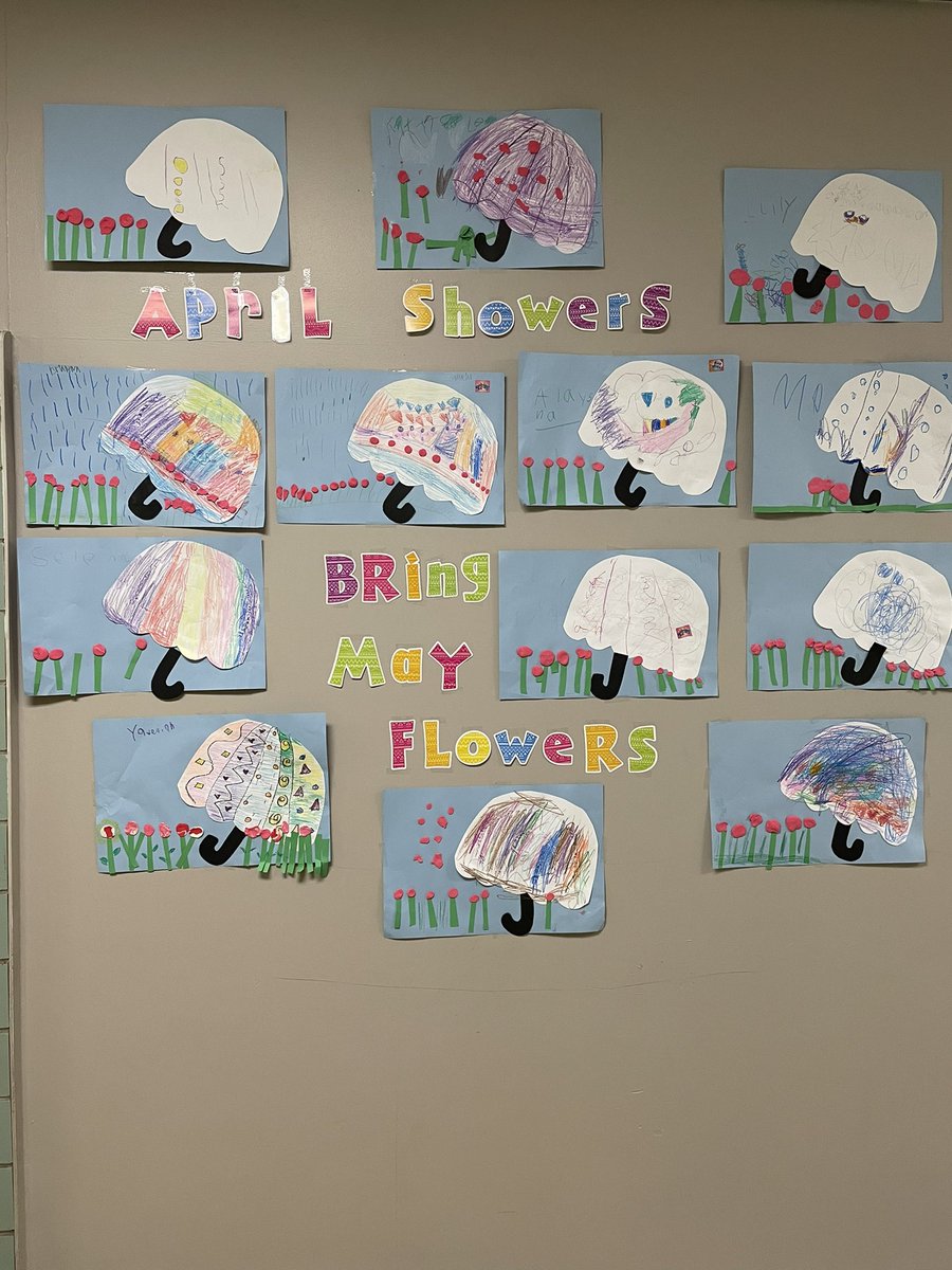 BucksElementary's tweet photo. April showers bring May flowers! Happy 1st day of May from these cuties!!! #floralday #spinghasarrived #ipicku @BrittanyJDunn https://t.co/tgKPjr3Iyu