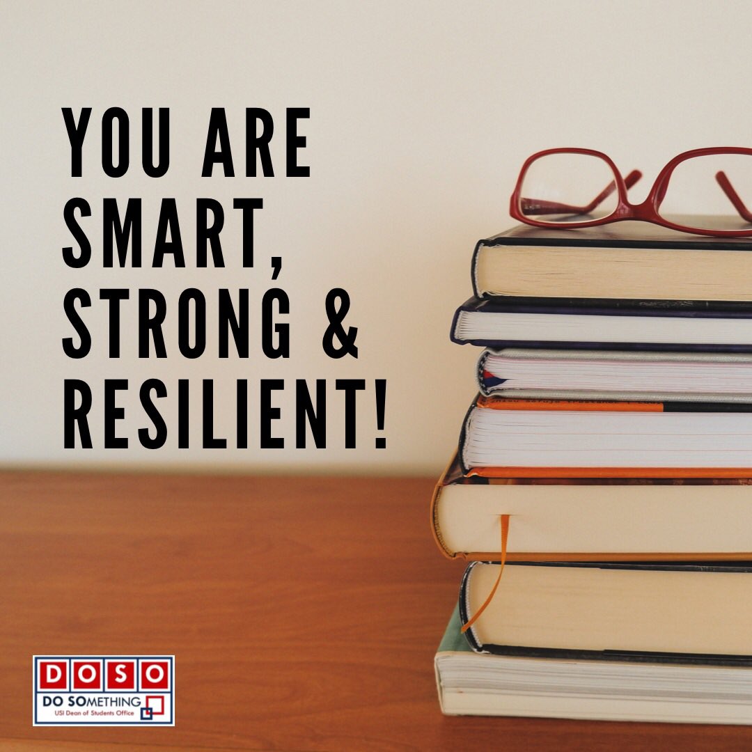 Remember this as you tackle finals this week. You have worked hard this semester. Now is your time to shine. 

Rest! Hydrate! Take breaks! And always do your best! #screaglepride