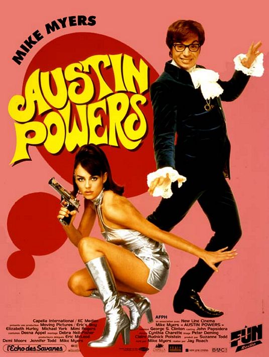 #AustinPowers first got groovy 25 years ago today when the first movie in the franchise opened on May 2nd, 1997 #MikeMyers #DrEvil #ElizabethHurley #RobertWagner #MichaelYork #SethGreen #MindySterling #SpyMovies #90sMovies #JayRoach