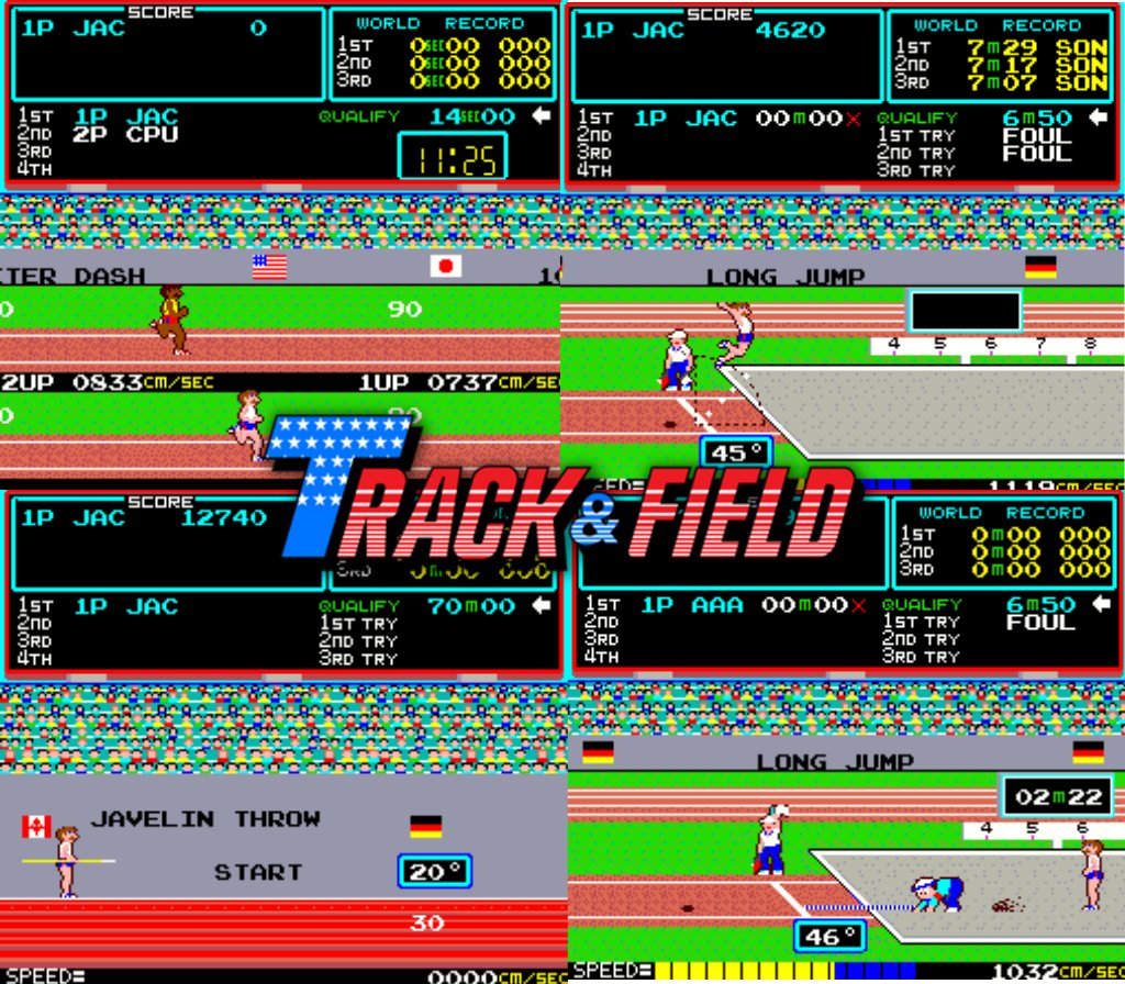 Nostalgic Gamer 🇺🇦 on Twitter "🎮A Konami a Day🎮 Track & Field (1983