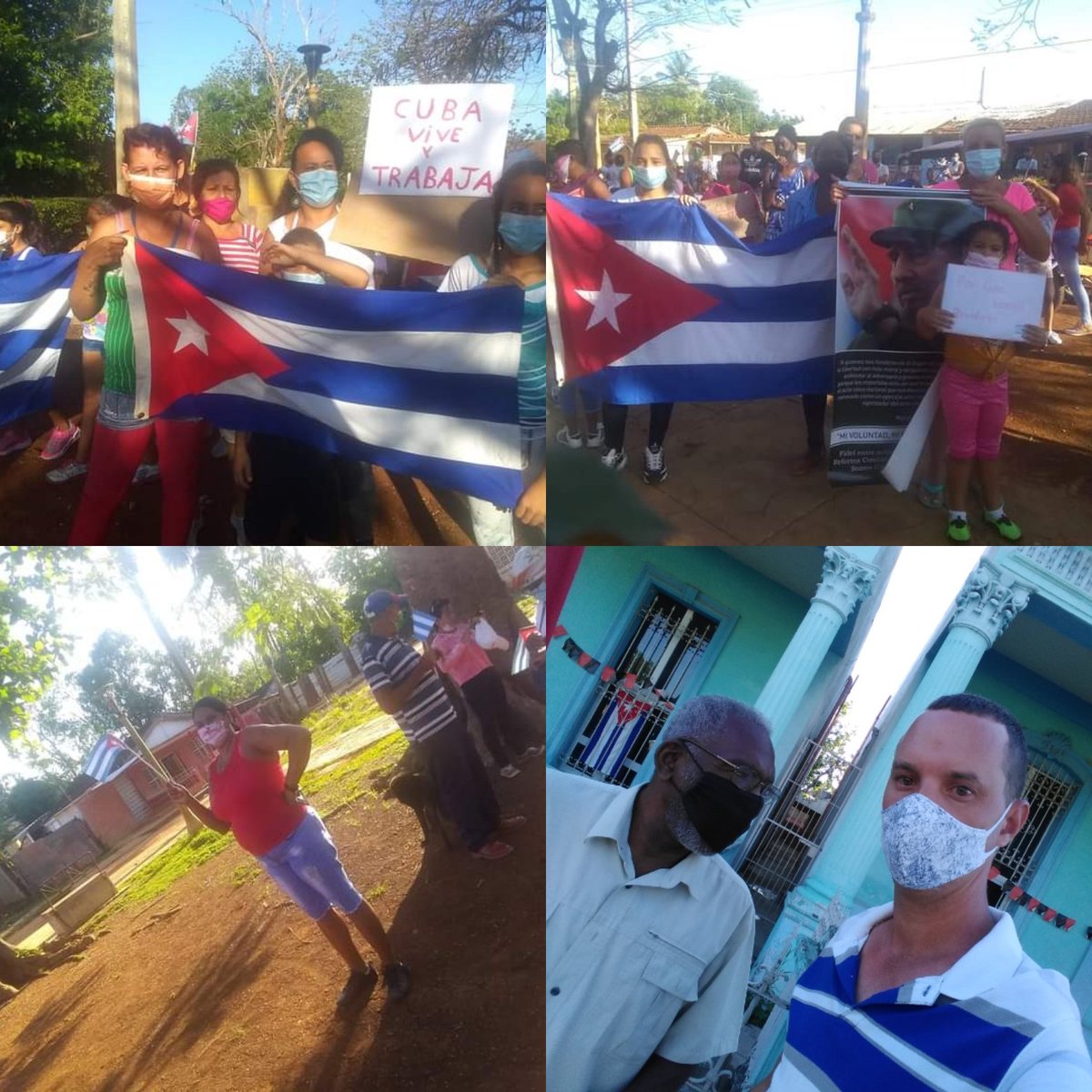 SegundoGuines's tweet photo. Los trabajadores de la Educación Mayabeque Güines presentes en el desfile del 1 ro de mayo .
#CubaViveYTrabaja 
#VamosConTodo 
#EducacionMayabequeGuines https://t.co/FX6xJ5JGXS