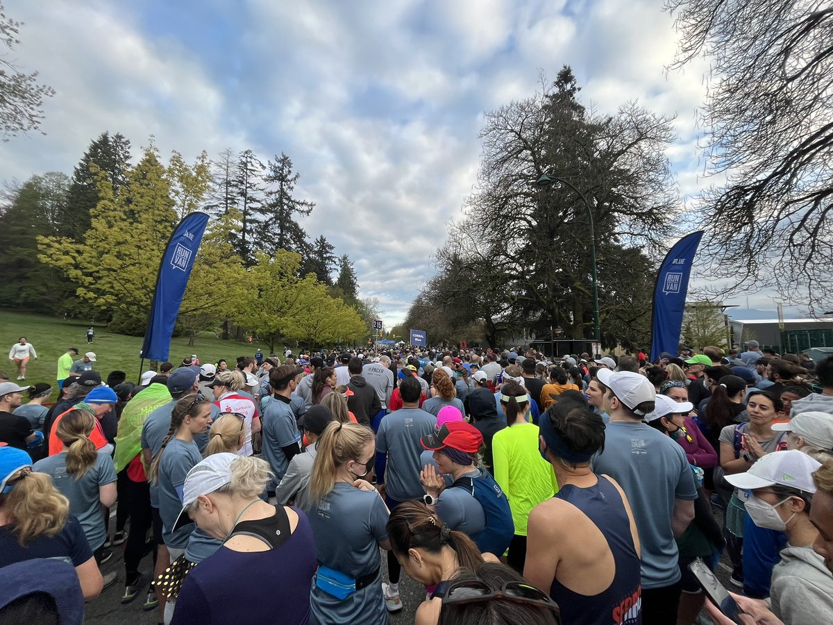 The <a href="/BMOVanMarathon/">Vancouver Marathon</a> half marathon’s start is delayed due to a police incident on the route. Hopefully we can start soon! Good luck to all runners! 🏃‍♀️🏃‍♂️ 💪🏅#Vancouver #50thanniversary #marathon #halfmarathon