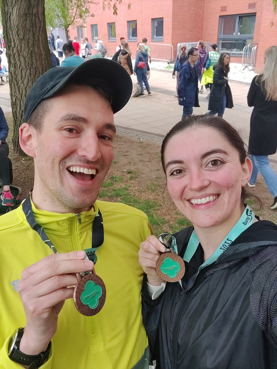 A productive Sunday morning at the Great Birmingham half marathon 💪