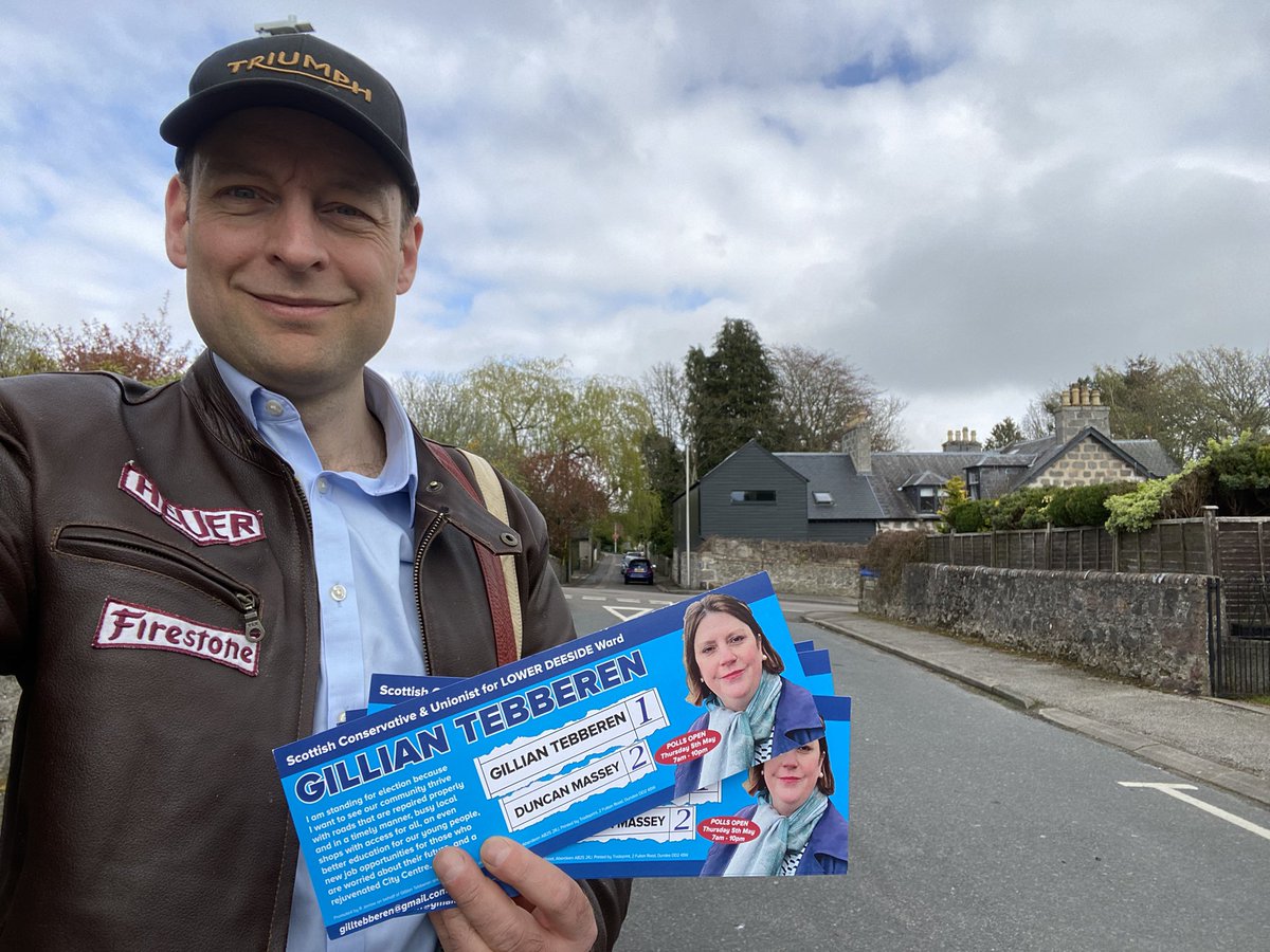 LiamKerrMSP's tweet photo. Out delivering @gilltebberen4NE positive @ScotTories @Aberdeen_Tories message in #Bieldside #Aberdeen - addressing local issues with local solutions. Like support for local businesses, better education opportunities for young people & rejuvenated city centre. https://t.co/eAFbZLzwDc