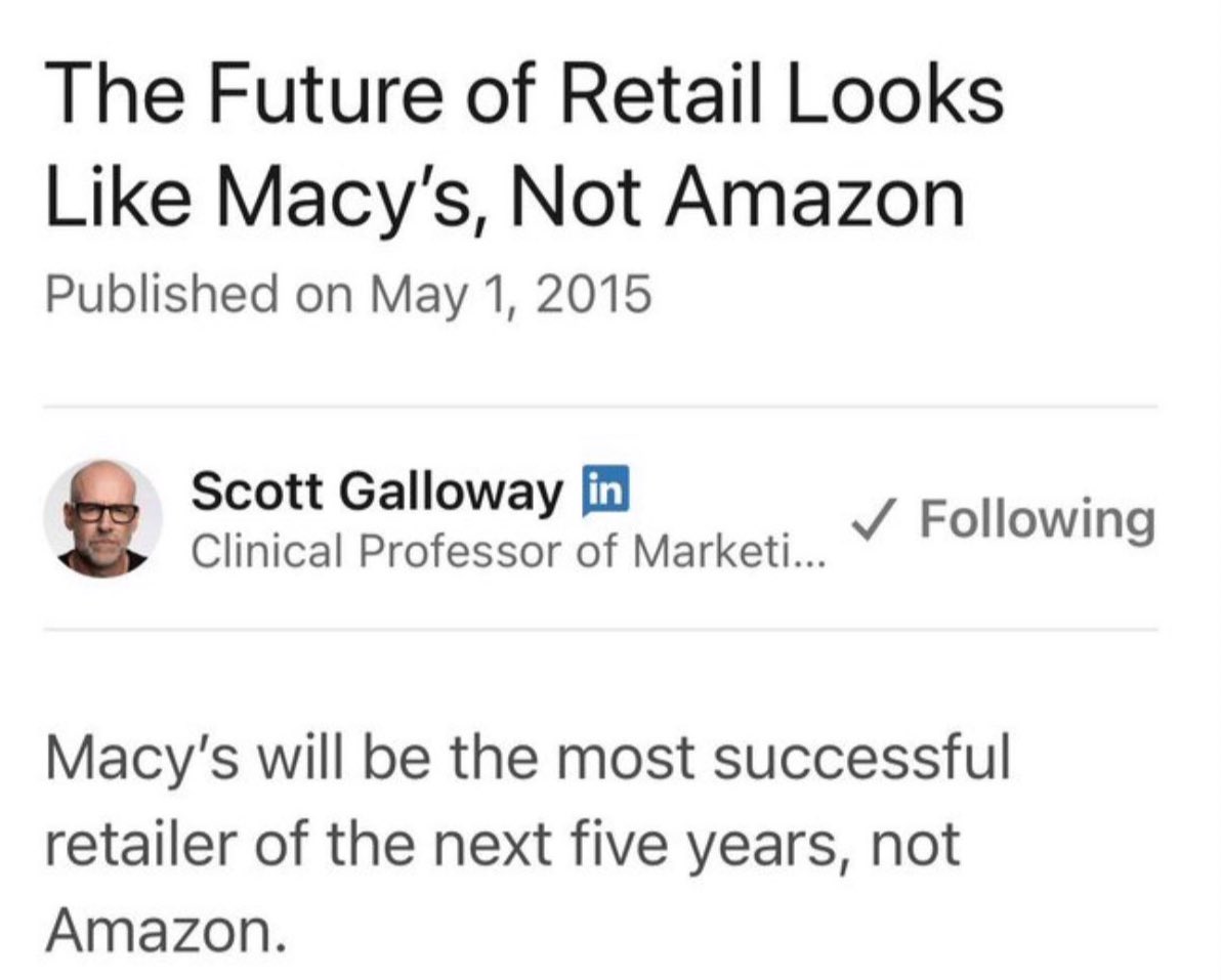 happy anniversary to the worst business prediction of all time 🎉