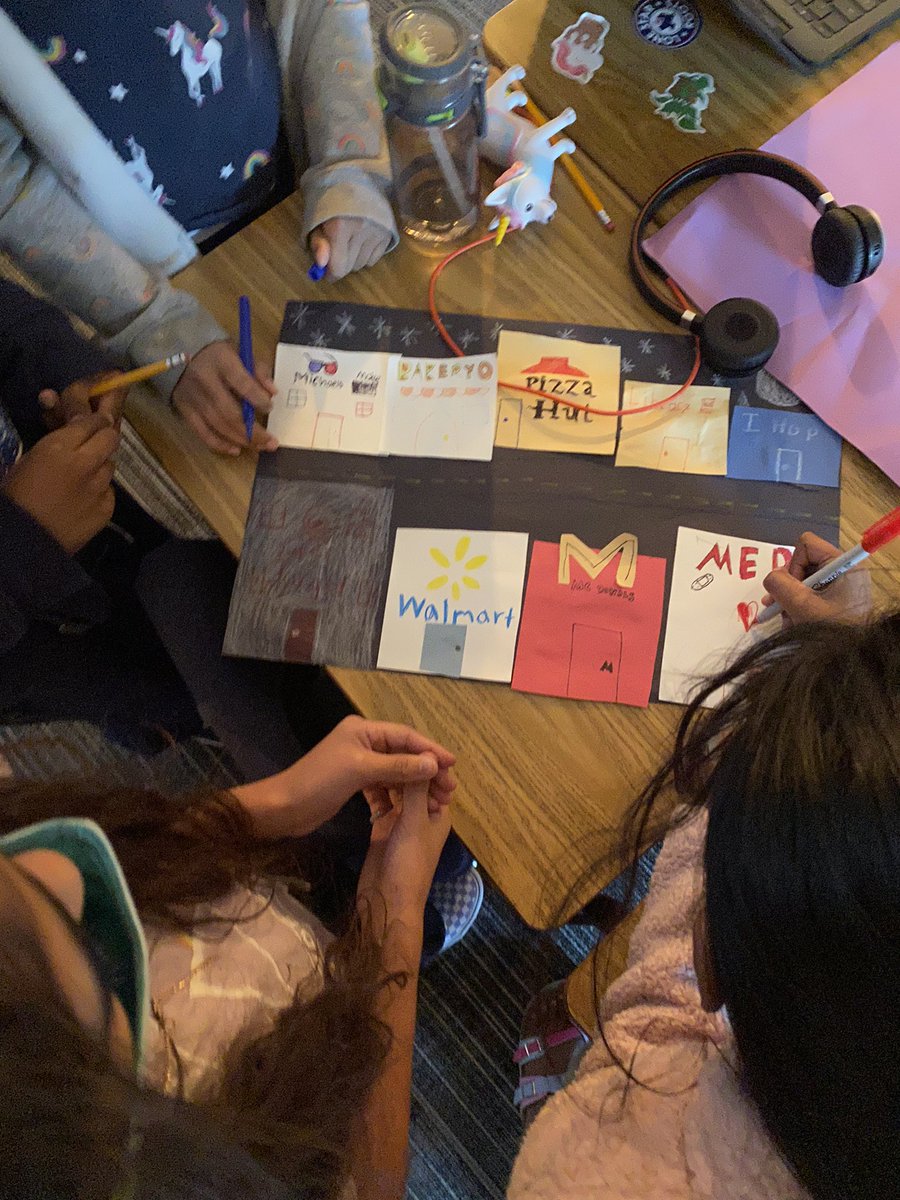 andersonteach5's tweet image. My students loved getting to be creative and create their own Quadrilateral Cities! As you can see, McDonalds is a crowd favorite among 3rd graders!!