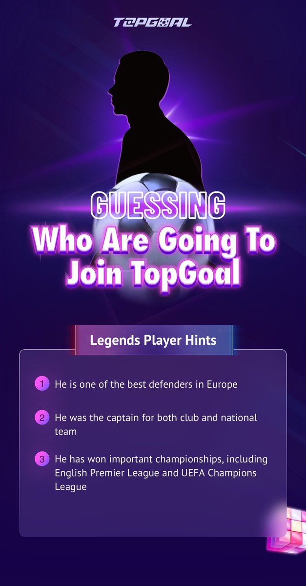 TopGoal_NFT's tweet photo. ⚽️Yes! New football Legends are coming⚽️

🎁Join TopGoal New Football Legends Quiz Campaign to get TopGoal mystery boxes: https://t.co/cykxp3Wk1N

👕Extra Rewards
We will select 3 winners at random to win signed jerseys! https://t.co/wTYyqBuJq3