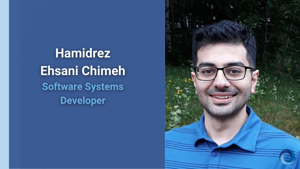 ccore1975's tweet photo. Hamidreza Ehsani Chimeh recently joined C-CORE as a Software Systems Developer. He received his Masters in Electrical Engineering from Memorial University. When not working, he enjoys camping, video games, and playing soccer. Welcome Hamidreza! https://t.co/4U58A75tyF