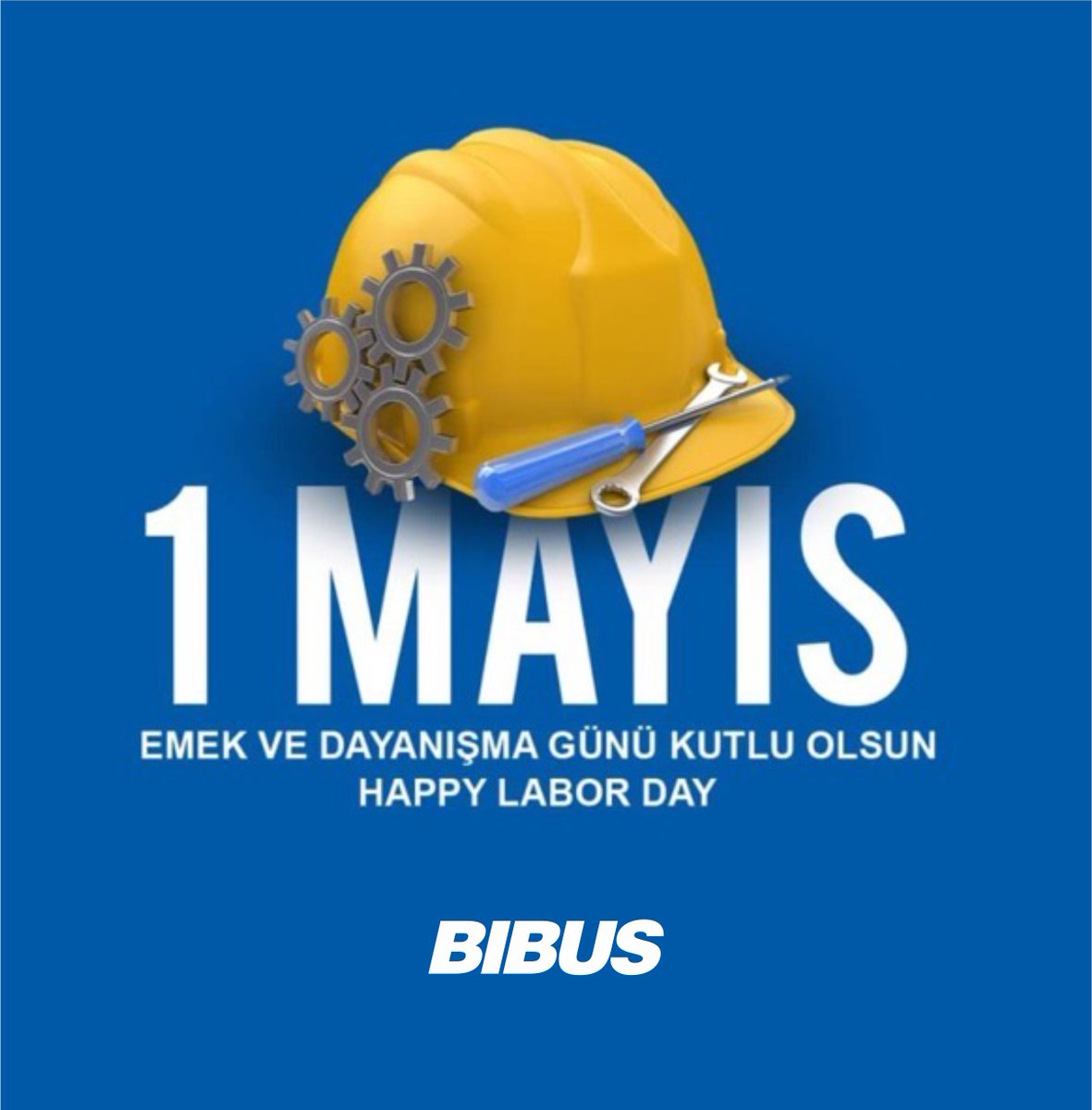 1 Mayıs Emek ve Dayanışma Günü kutlu olsun...
#1Mayıs
#Bibus