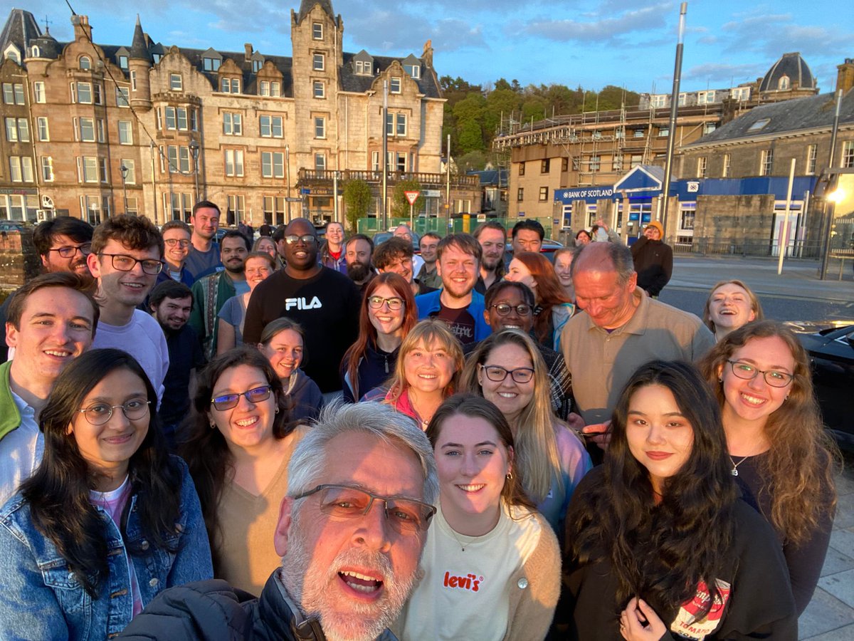 Wrapping up the week with a CENTA SpeedPhD 2022 selfie! #oban #speedphd #speedphd2022