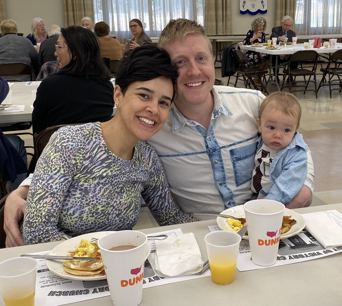 olvpoconos's tweet photo. OLV Parish Breakfast is open until noon today in the Church Hall. In honor of Mother's Day, all Moms eat free. Menu: eggs, bacon, sausage, &amp; pancakes. Tickets are $7 for adults and $4 for children. Please join us. #Catholic #parishlife https://t.co/NNlfZcCM25