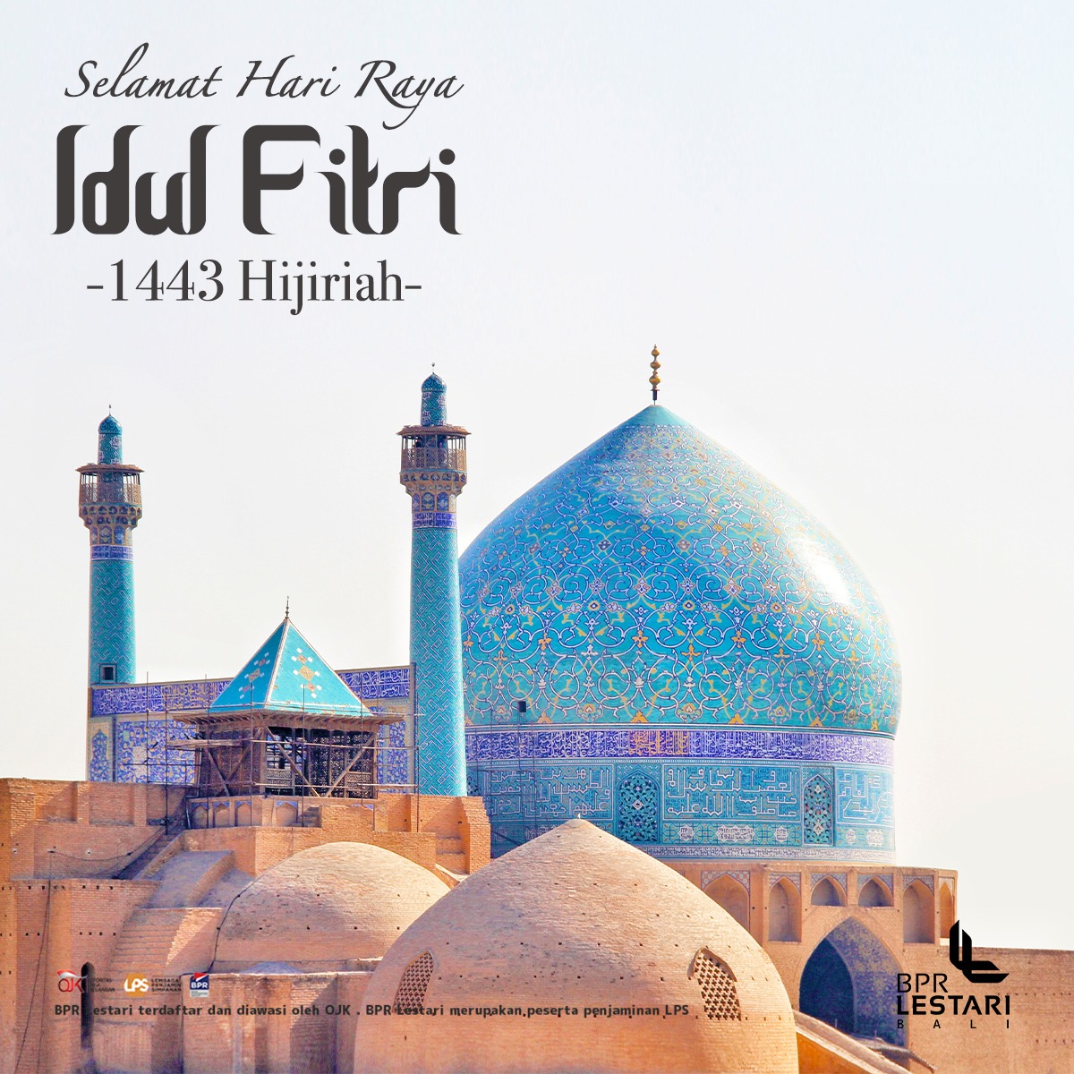 LestariHealthy's tweet photo. Selamat merayakan Hari Raya Idul Fitri 1443 H. Mari bersihkan diri di hari yang fitri, semoga segala dosa &amp; kesalahan kita yang lalu terampuni.

#LestariHealthy #BPRLestari #IdulFitri1443 https://t.co/XEZkuFgfq1