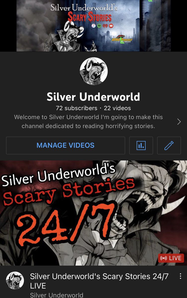 SilverScares's tweet photo. THIS IS CRAZY! It’s a milestone for me! 72 subs 🤩 this is motivation to reach 100!! #HorrorCommunity #HorrorFamily #narration #horrornarrator https://t.co/25gLja9YTH