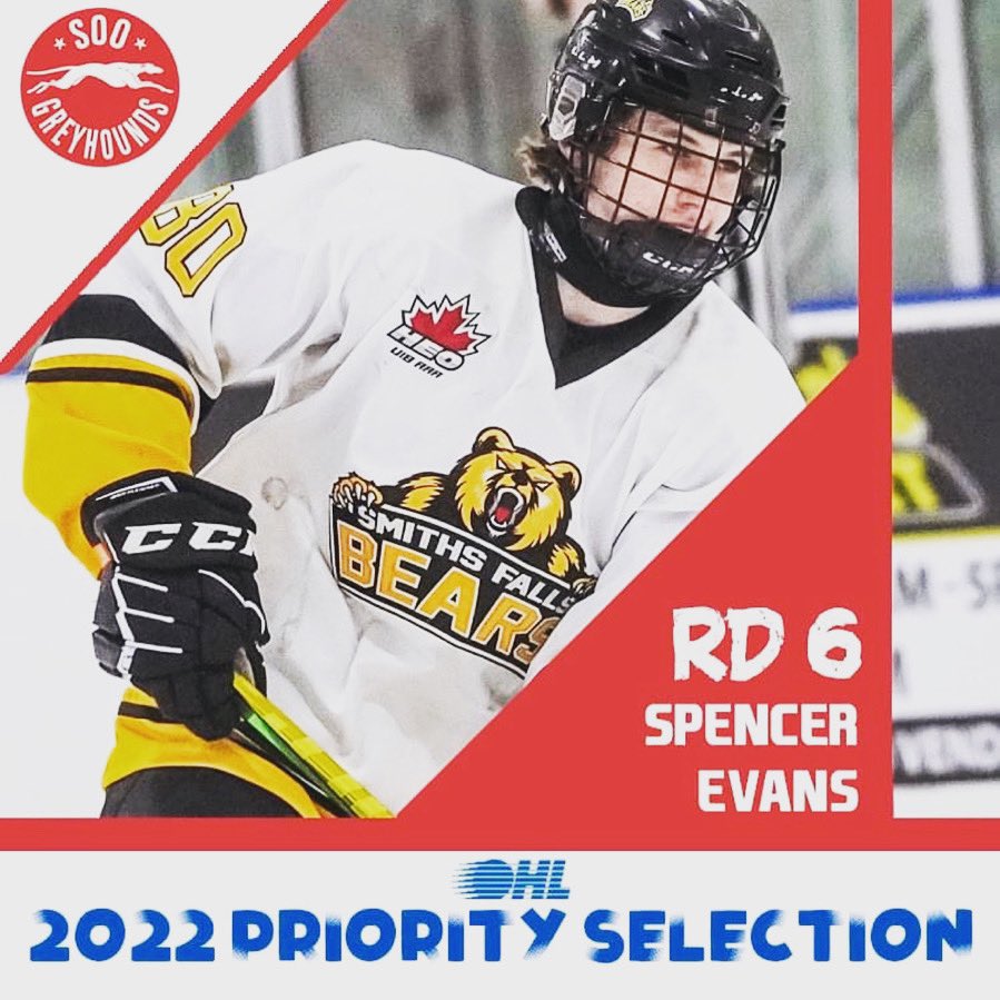 A player who always put in hard work on and off the ice. Honoured to watch you grow and develop as an athlete. Can’t wait to grind this summer. <a href="/DavidEvans741/">David Evans 74</a> #OHLdraft2022