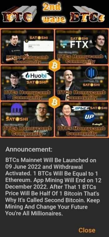 BitcoinBTCs14's tweet image. 🏆Big Announcement📢📢
Is coming...
Register now this is the next BTC,. Don't miss this chance guys just
Join here:

btcs.love/invite/20t49