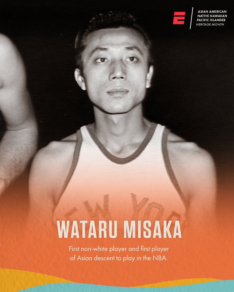 In honor of Asian American, Native Hawaiian, &amp; Pacific Islander Heritage Month, here are some members of the AANHPI community who made sports history.

Thread ⤵️