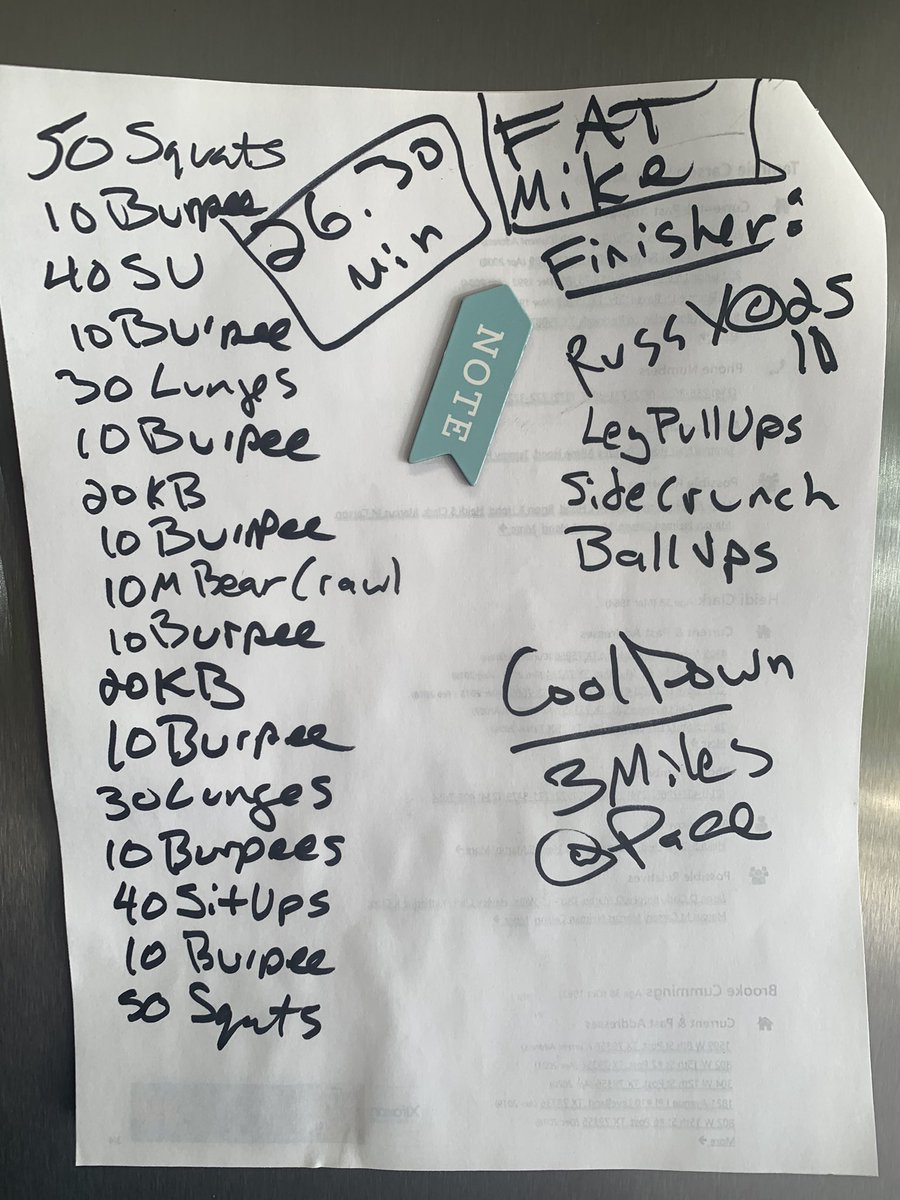 MichaelSFleming's tweet photo. Sunday Funday #FatMikeWorkout https://t.co/rxrC9b5wKp