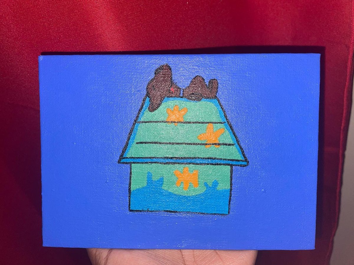 _zxukmi's tweet photo. i don’t usually show my paintings on here but I would like to show these since I’m selling <3 ! #painting #ScoobyDoo #acrylicpainting #canvas #panelpainting #viral https://t.co/hU94MQzr70