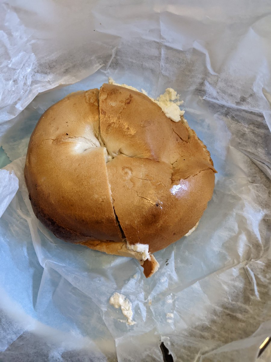 New York staple, in New York. #NewYorkCity #bagel