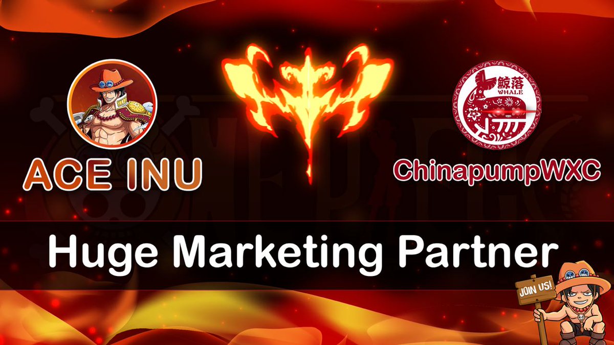 🎉Congrats !!!

💎Huge Marketing Partner💎 

Ace Inu 🤝 ChinapumpWXC

✅ChinapumpWXC is the biggest China Crypto Community, they collaborated with Binance 

🌟Round 1 Presale ready start: app.unicrypt.network/amm/pancake-v2…

Careful with scam links❗️