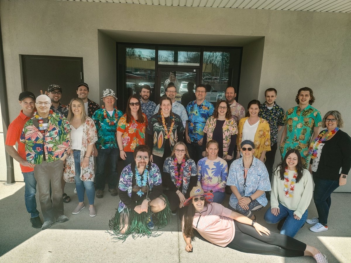 Ward_Uptigrove's tweet photo. This time of year can be very... taxing on staff, so finding ways to have some fun is essential.
Tropical Fridays was initiated by staff members, and resulted in a competitive Limbo competition on the last Friday of tax season.
#lifeatwandu #smalltownvalues #downtownexpertise https://t.co/XbqYKwGz7e