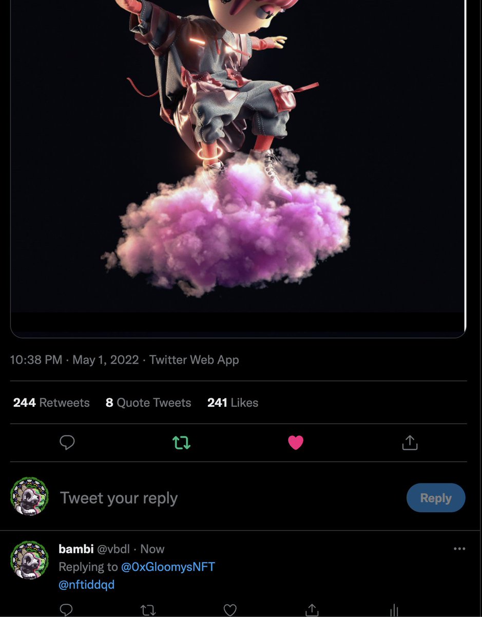 vbdl's tweet photo. @0xGloomysNFT https://t.co/VUfKn9iN0T
