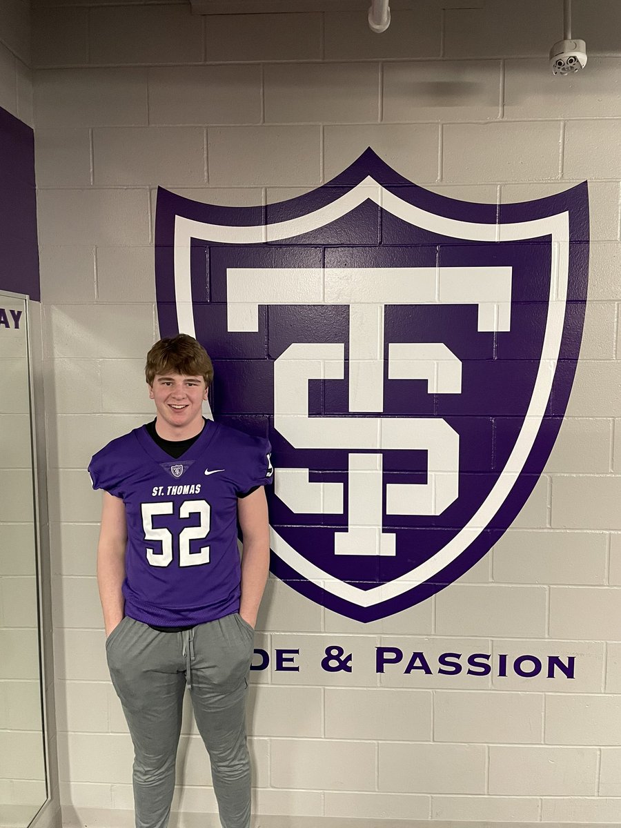 BlaufussLandon's tweet photo. Had a great visit at @UST_Football yesterday, Appreciate you having me @CoachBingaman https://t.co/OsXEOyESeX