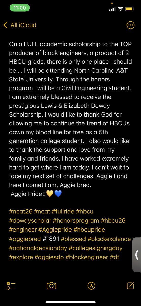 Full Ride✅, Honors Progam✅, Engineer✅ #ncat26