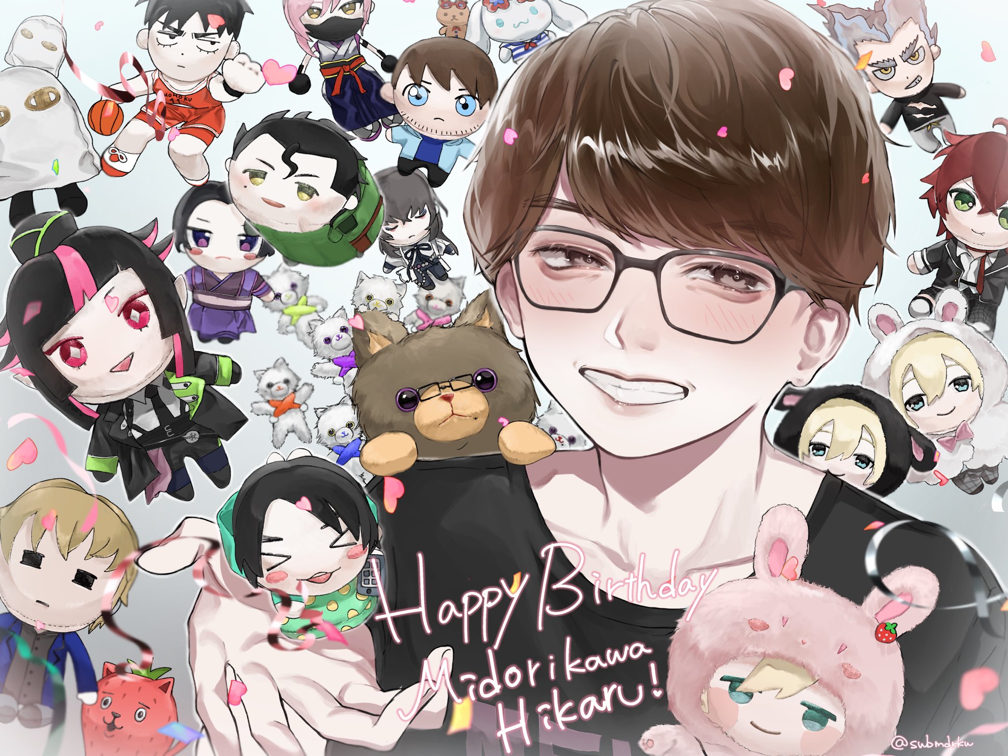 ご 緑川さん お誕生日おめでとうございます 何年経っても変わらない美声と そのお姿をいつまでも見守らせてください 54歳もいろんな緑川さんがたくさん見れますように 緑川光生誕祭22 緑川光誕生祭22 緑川光誕生祭 緑川光生誕