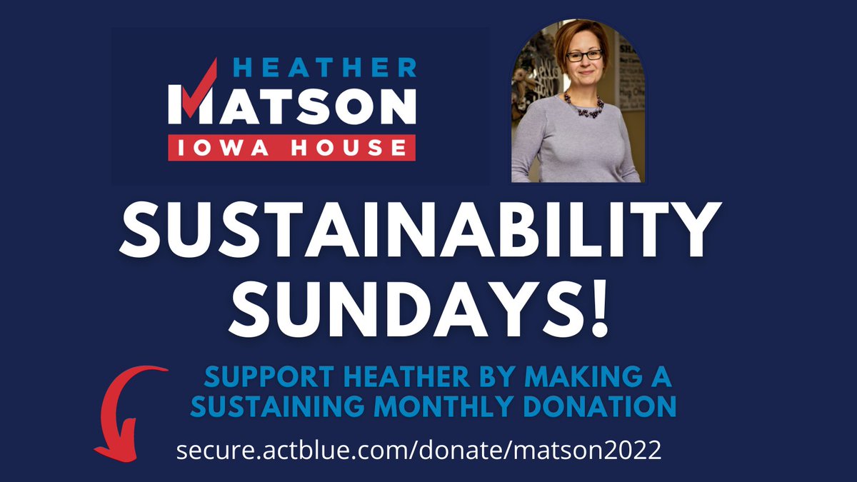 MatsonForHouse's tweet photo. Happy Sunday! We have just TWO weeks until our next fundraising deadline on May 14. Can you help keep the momentum going through November by becoming a $5 or $10 monthly sustaining donor through Election Day? #SustainabilitySunday #TogetherWithHeather
➡https://t.co/2p6EQACRJO https://t.co/Ctg1RLO5Px