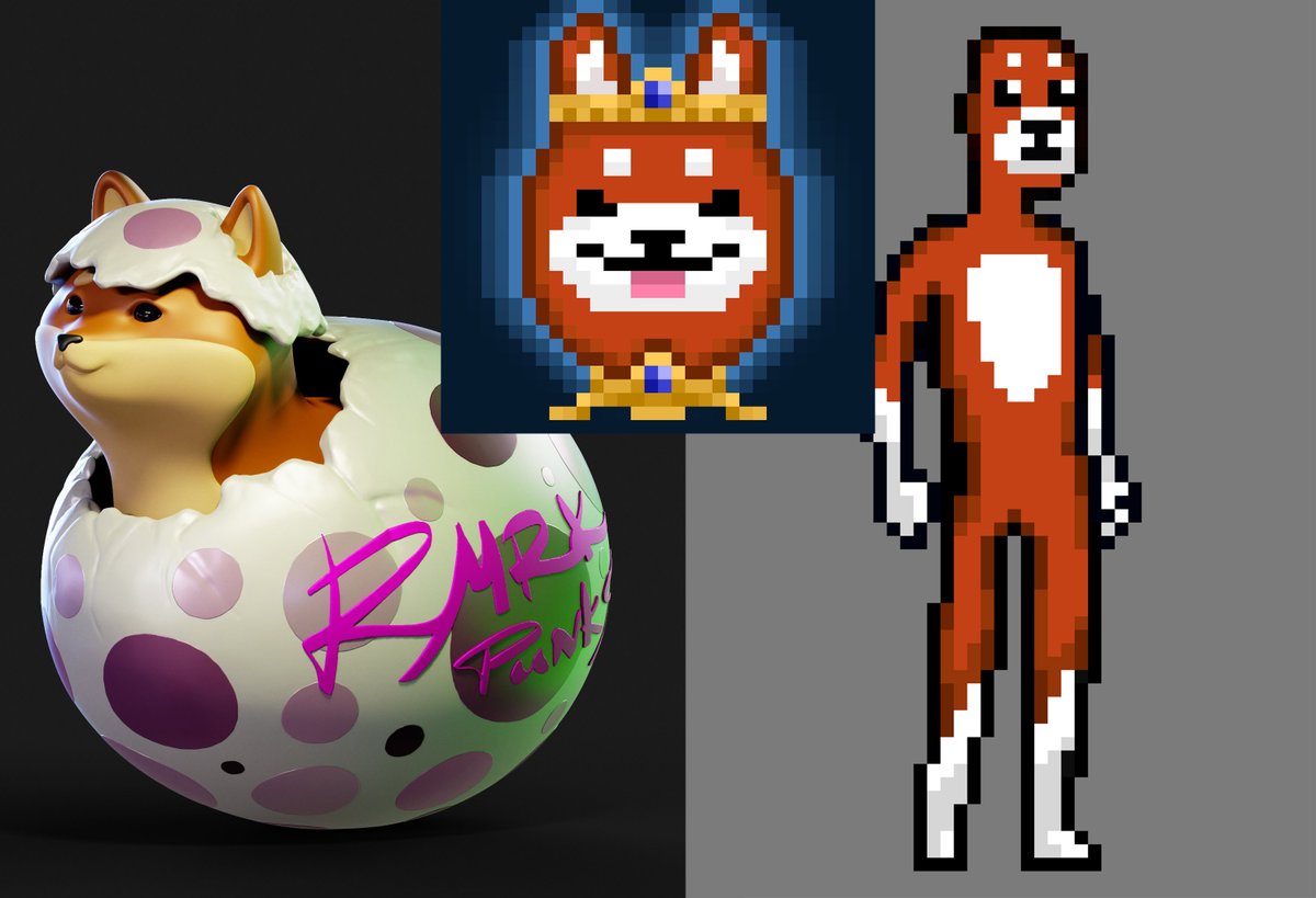 RemarkPunks's tweet photo. 🪙 Auction Begins 🪙

Become one of the first Punk with your own pet! Equippable Shiba resource will be added after hatch!

With one bid you get:
- 1/1 Legendary Punk Egg
- Guaranteed 1/1 Skin 
- Blaze the Hatching Shiba ⭐️Super Rare⭐️ by 
@Ku_Shibas 

Rules below📄

/1 https://t.co/JZV1YXV0bc