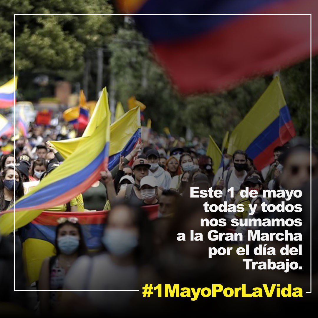 Desde Manabí nos unimos a la marcha  por la reivindicación de los derechos de todos los trabajadores, exigimos se garantice un empleo digno, seguridad, salud, y educación, que hoy en día tanta falta le hace al País. 🤜

#1MayoPorLaVida