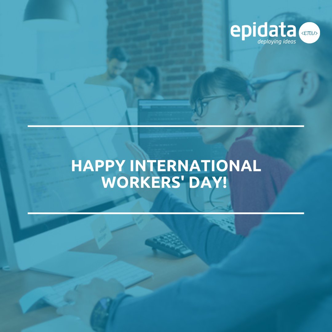 Epidata's tweet photo. We would like to recognize the work of each and every one of the people whose commitment and knowledge help us to innovate at @Epidata.
We wish them all the best on this date, happy International Workers' Day!
#Epidata #innovation #workersday #labourday https://t.co/5im8j9n1BJ