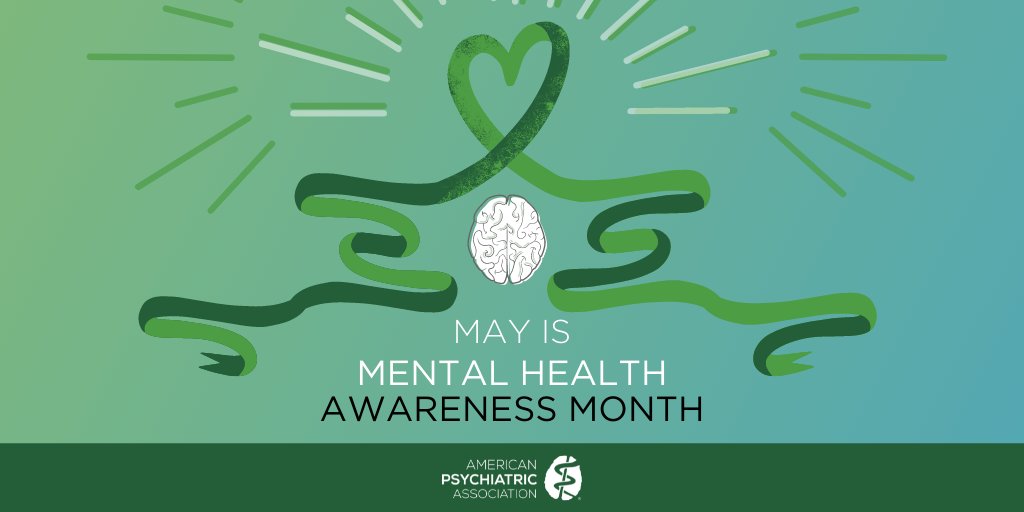 May is #MentalHealthAwarenessMonth, a time to focus on reducing the stigma that surrounds mental illness, promoting the resources that are available, and reminding anyone struggling with a mental illness that they are not alone.