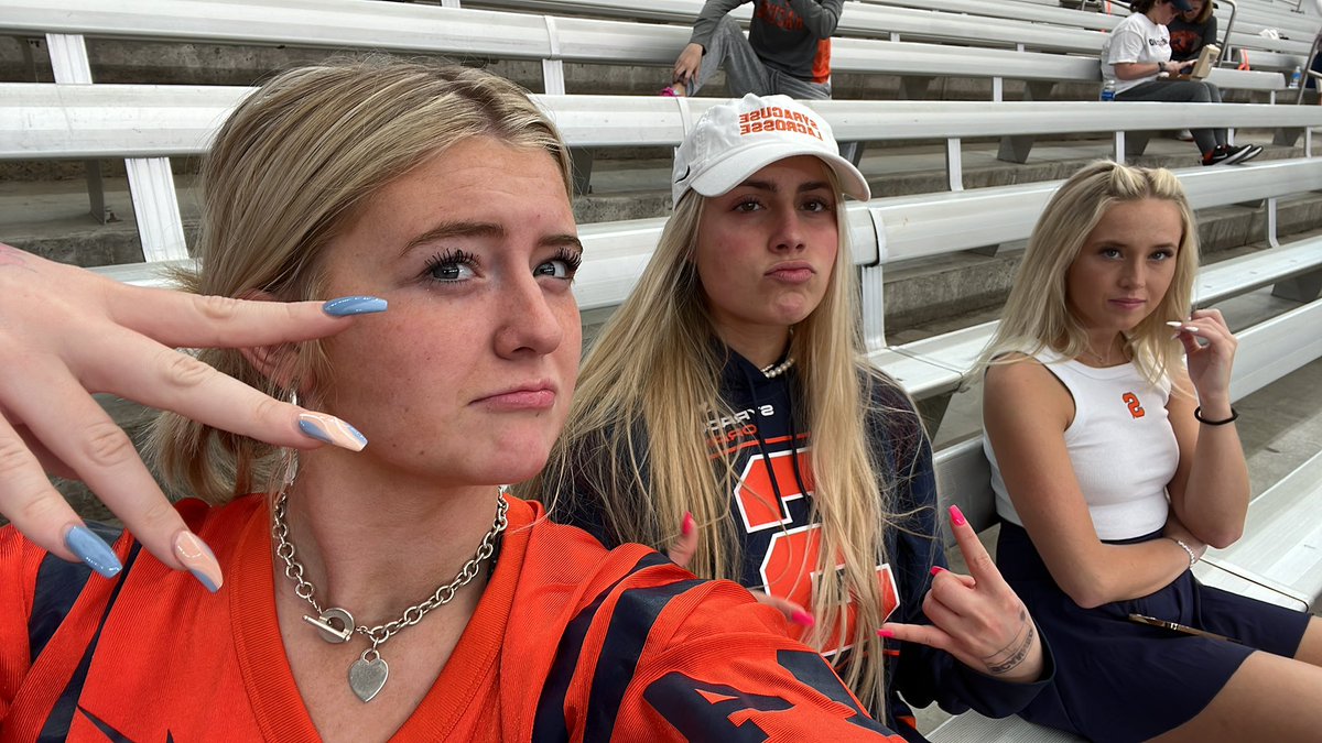 KennedyHoffman6's tweet photo. GO ORANGE. #cusegameday #laxrules #superfans https://t.co/MP9lBvQA6P