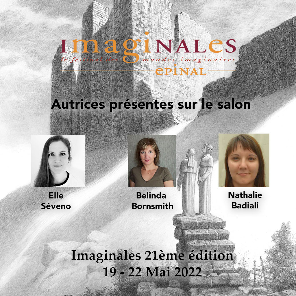 ⚡ SALON LES IMAGINALES ⚡

Voici les autrices présentes aux Imaginales du 19 au 22 mai à Epinal (88). 

Il est déjà possible de précommander sur notre boutique leurs livres avec dédicaces dès maintenant :D 

Plus d'infos par -> cyplog.com/fr/blog/pr%C3%…