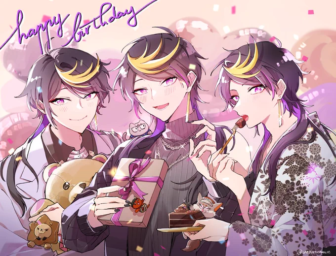 thank you for bringing so much joy to my life! happy birthday and keep being great!! 🥰💜 #YaminoArt #Birthdeyy2022 