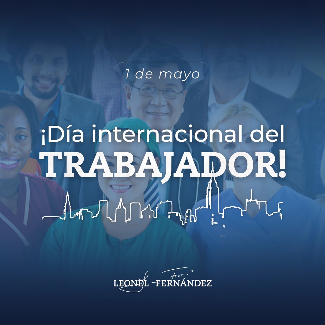 La conmemoración de este día es el resultado de las luchas de los trabajadores a nivel mundial, con las que se conquistó la jornada de ocho horas, superando jornadas de explotación a los trabajadores. 
Extiendo un saludo afectuoso a la clase trabajadora dominicana en su día.