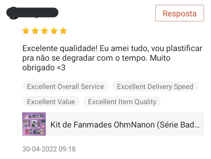 V3_KMimos's tweet photo. Feedback para agradar o dia do crafter empreendedor 🥺💜. 

Feedback sobre o Kit de Fanmades OhmNanon. 💜 https://t.co/PjFWsOmGoG