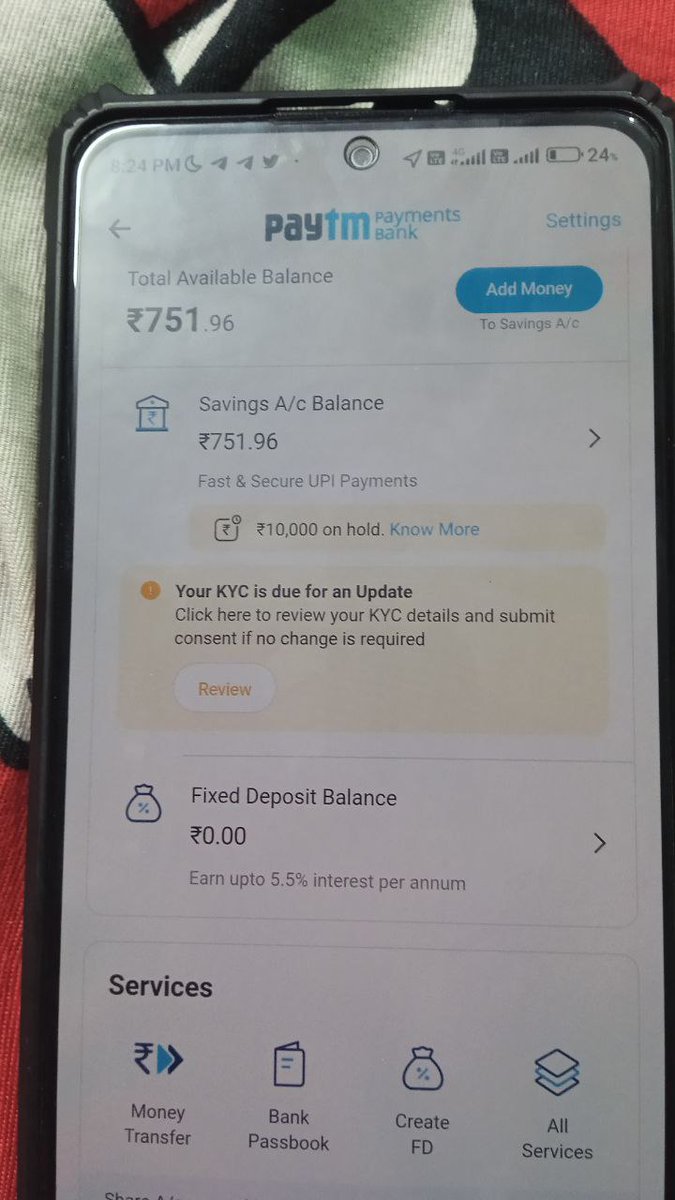 osmlooters's tweet photo. Paytm Biggest Scam @Paytm @RBI  Our Bank Balance Getting Minus From Paytm Bank &amp; Refer &amp; Earn Offer All Cashback Removed...... 

Please Solve Hold Money Issue And Refund That All Money Back 
@PaytmBank @Paytmcare 

Retweet This Please 🛑🛑🛑🛑

https://t.co/jIqKYV5CWl https://t.co/XljoNsd5fM