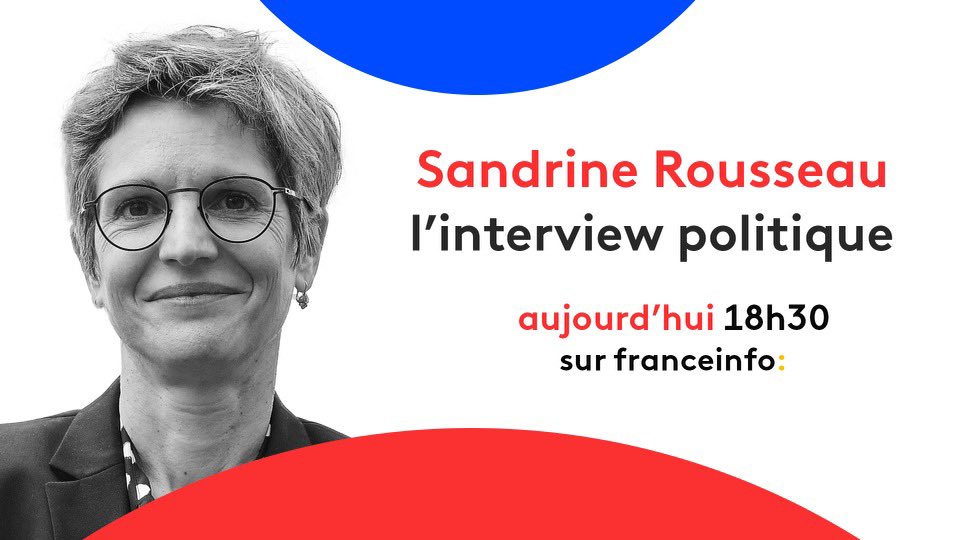 jcgaleazzi's tweet photo. En ce 1er mai et pendant les  négociations des partis de gauche pour les législatives, @sandrousseau finaliste de la primaire écologiste est notre invité dans #linterviewpolitique à 18h30 sur @franceinfo 📺 canal 27 https://t.co/kJOBN4O6L0