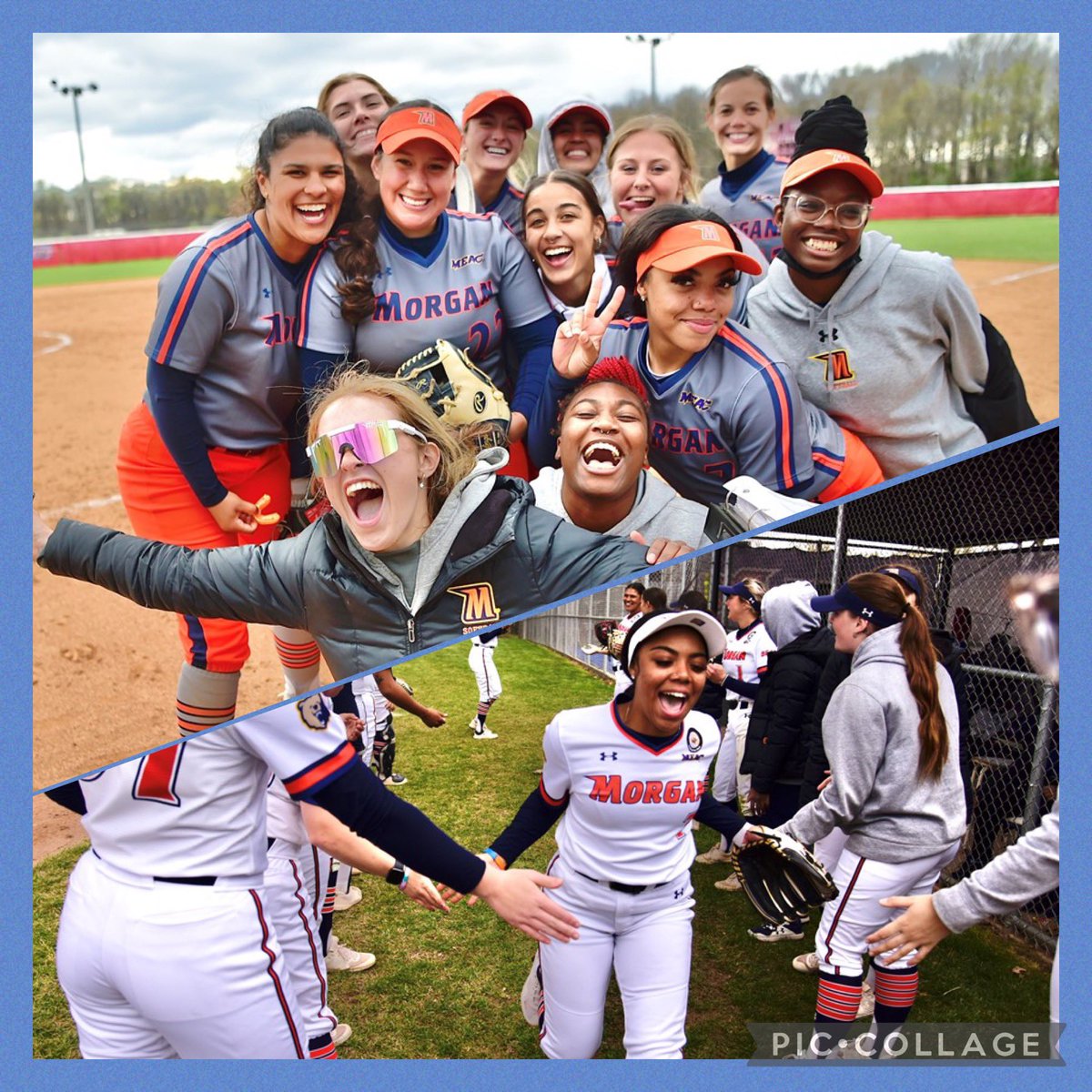 With this weekend's sweep of NCCU, we have 20 bear-y happy Morgan State ladies who are now your regular season 2022 MEAC Softball champions!

🐻🥎💙💍