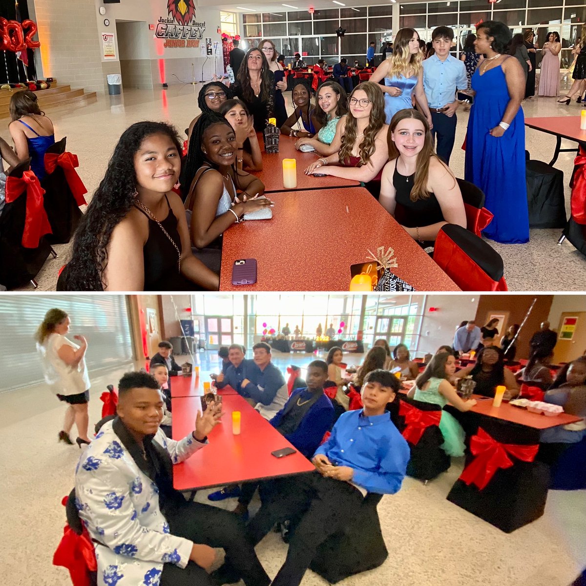CaffeyJH's tweet photo. What a night with our 8th graders at their formal dance!
The best thing about memories is making them! ❤️💛
#FirstToFly #CardinalPride https://t.co/p6BcsCZNim