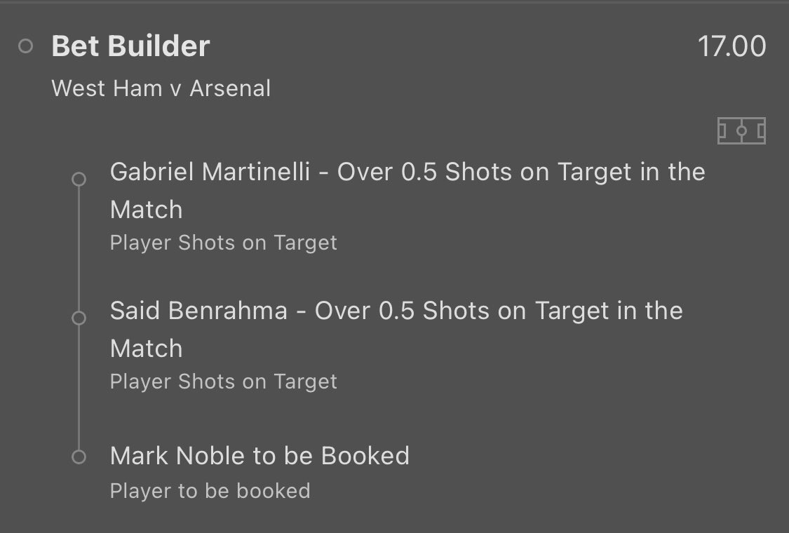 TipsRaw's tweet image. West Ham v Arsenal Bets ⚽️

- Builder @ 1.72

- Bigger Odds Builder @ 4.75

- Longshot @ 17.0 

Drop a Like to support the page ❗️