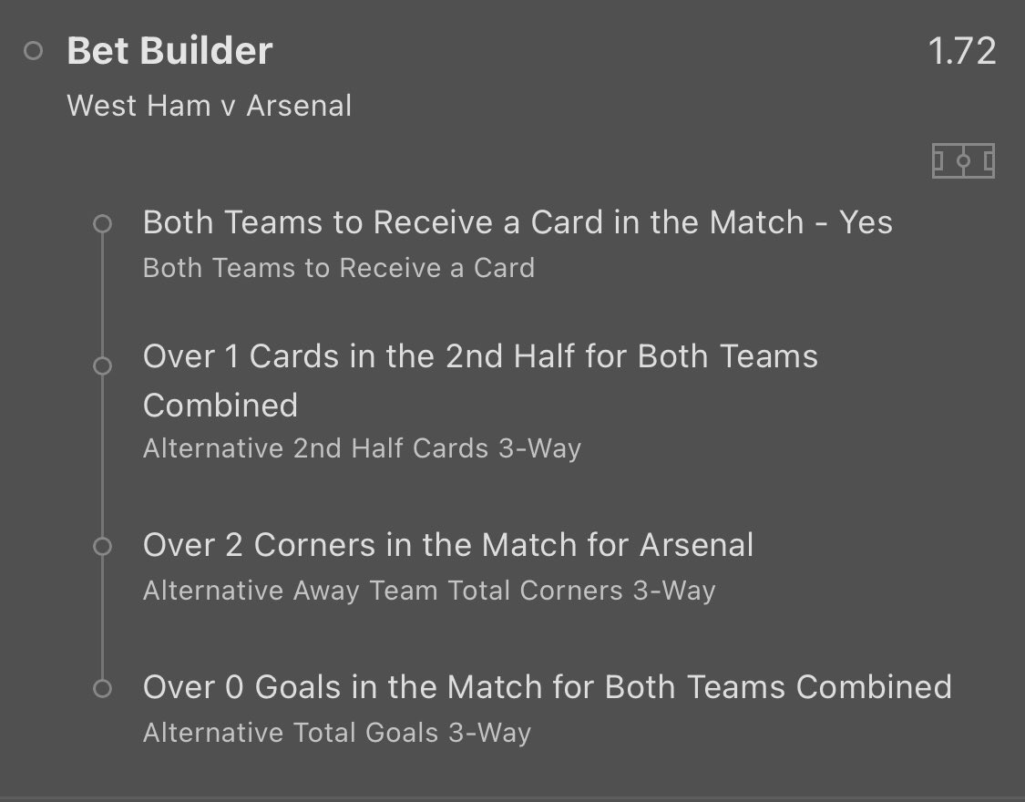 TipsRaw's tweet image. West Ham v Arsenal Bets ⚽️

- Builder @ 1.72

- Bigger Odds Builder @ 4.75

- Longshot @ 17.0 

Drop a Like to support the page ❗️