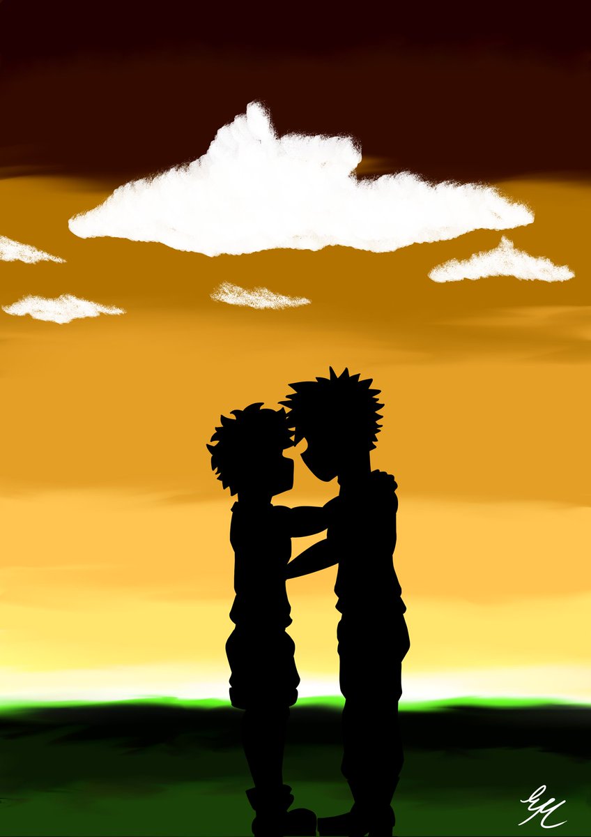 EmilyIsAHobbit's tweet photo. Trying new brushes and backgrounds on Photoshop 🙏 #bkdk #dkbk #deku #kacchan #izuku #Bakugou #mha #bnha #digitalart https://t.co/S5LOiSdQJW