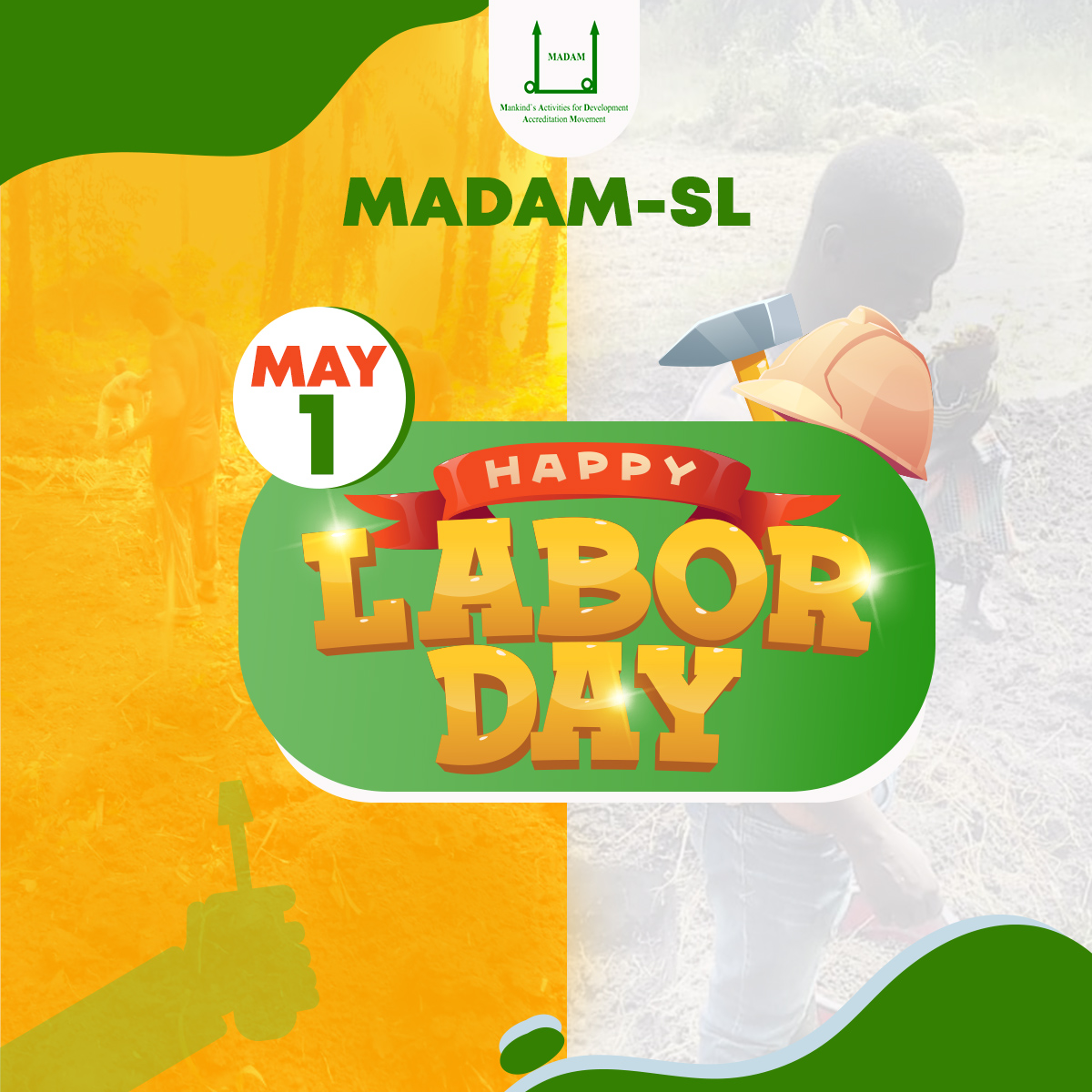 madam1_sl's tweet photo. We recognized the commitment and resilience of our staff members.
Continue to be the champions of change.
happy mayday!
#MADAM 
#HappyLabourDay2022 https://t.co/tQjudqoSsu