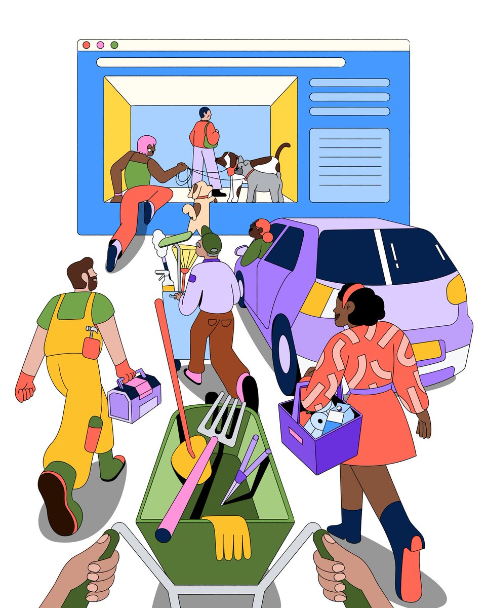 saquiapp's tweet photo. Saqui les desea un muy feliz día del trabajador, especialmente a los que nos transportan, nos hacen las compras, nos traen la comida, cortan el pasto, pasean a nuestros perros y muchos más!
Créditos 🎨📰 https://t.co/RkPMlf8JXw https://t.co/rSEBBZVp2j