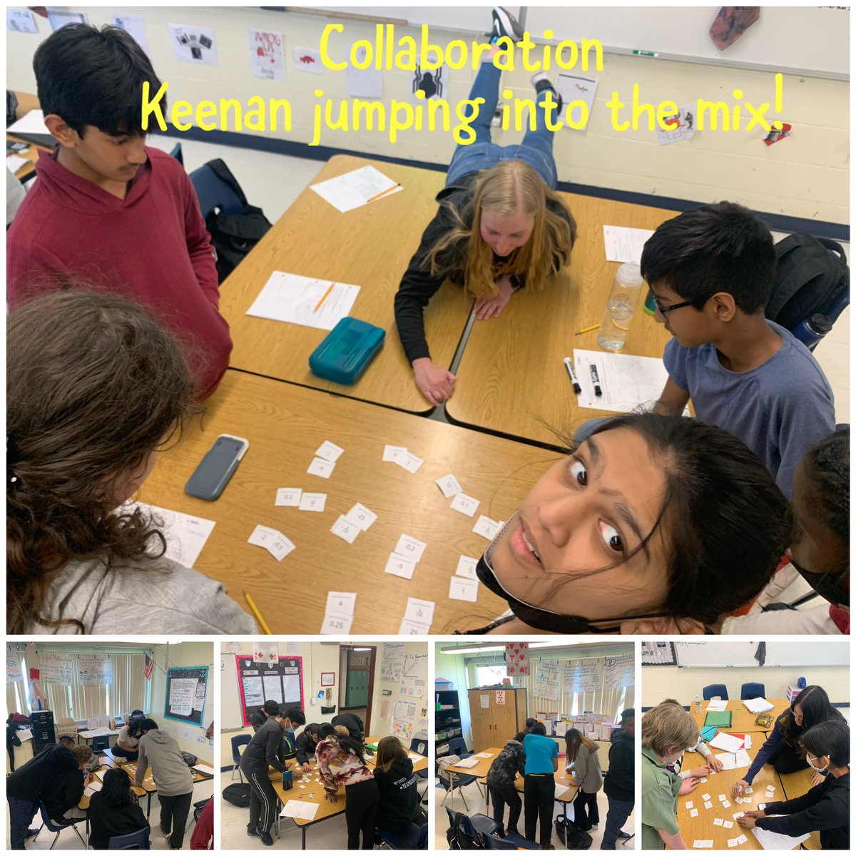Crossroads South students showing us what group work looks like, sounds like, feels like. Math Discourse! ❤️<a href="/BonnieCapes/">Bonnie Capes</a> <a href="/arajagop/">Aparna Rajagopal</a> <a href="/SBSDXRDS/">Crossroads MS</a>